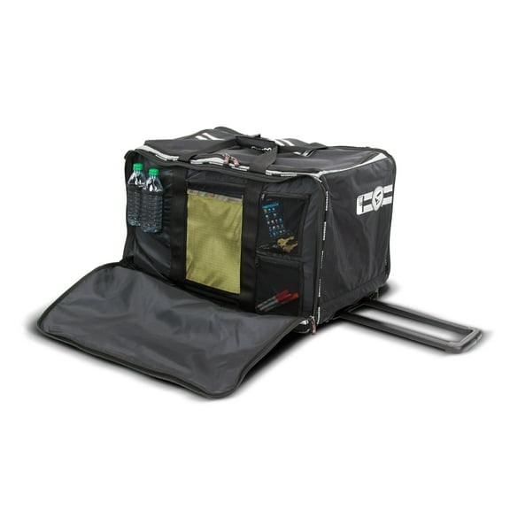 No Errors Ball Boy XL Coaches Wheel Bag - Heavy duty baseball equipment bag with wheels - Holds Two 6 Gallon Ball Buckets - Baseball and Softball Equipment Rolling Bag - Designed for Coaches