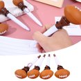 thumbnail image 1 of Musbetu 5Pcs Sport Funny Pen Hoop Ballpoint Pen Durable Plastic Shell Smooth Writing Football Themed Rugby Ball Pen, 1 of 7