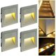 thumbnail image 1 of 4PCS 3W LED Luz de pared empotrada gris cálido IP65 aluminio a prueba de agua, 1 of 5