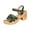 Dark Green, variant on Women's Chunky Heel Sandals Comfortable Ankle Strap Open-Toe Slip Pm Platform 2026 Summer Outdoor Beach Walking Shoes Brown 5.5 Wide