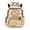 Beige Corgi Donut Print, variant on Cute Pug Print School Backpack for Teens Kids Boys Girls, Water Resistant Multi Pocket Bookbag with Padded Adjustable Straps Large Capacity Lightweight Daypack for Travel Daily Use