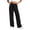 Black 1, variant on Vynhevius Women's Cable Knit Sweatpants Wide Leg Drawstring Elastic Waist Pockets Casual Lounge Pants