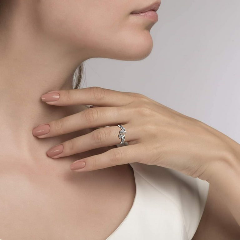 Miscarriage Ring Loss of Pregnancy Rings 925 Sterling Silver Memorial Jewelry for Mommy of an Angel Show Your Sympathy and Love Walmart