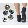 thumbnail image 6 of CelerSport 6 Pack Men's Ankle Socks with Cushion, Sport Athletic Running Socks, 6 of 12