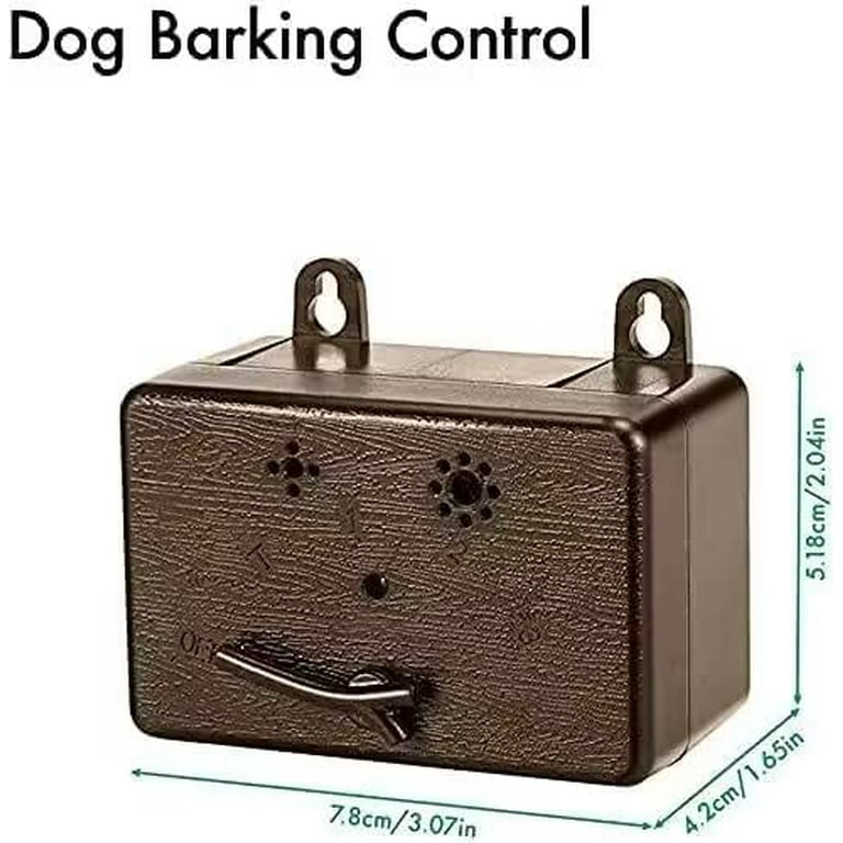 Anti Barking Device,Ultrasonic Dog Bark Control Devices 50 FT Range Outdoor  Indoor, Stop Barking Dog Deterrent Devices 4 Modes Bark Box Dogs Sonic  Sound Silencer Safe for Human & Dogs 
