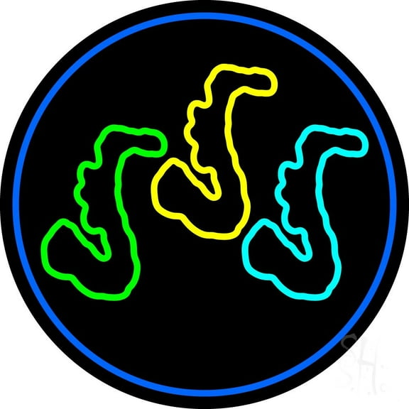 Yellow Saxophones LED Neon Sign 18 X 18 - inches Black Square Cut Acrylic Backing, with Dimmer - Premium built indoor Sign for Studio, Club, Home décor, Event, Workshop, Storefront.