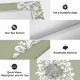 thumbnail image 6 of Baroque Sage Green Outdoor Rug for Patio/Deck/Porch, Non-Slip Large Area Rug 5 x 8 Ft, Vintage Damask Classic Floral Indoor Outdoor Rugs Washable Area Rugs, Reversible Camping Rug Carpet Runner, 6 of 8