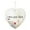 C, variant on Homesteed Friendship Heart Ornaments Keepsake Gift for True Friends Christmas Tree Decorations 3.2 Inch Acrylic Heart Ornament