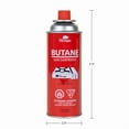 thumbnail image 5 of (2 pack) Olympia 8 oz Butane Gas Cartridge – Dual Safety System: Automatic Blocking Valve + Triple Seam Rim for Portable Stoves and Heaters, 5 of 7