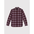 thumbnail image 1 of Tommy Hilfiger Mens Brushed Plaid Button Up Shirt, rouge, S Neck, 1 of 1