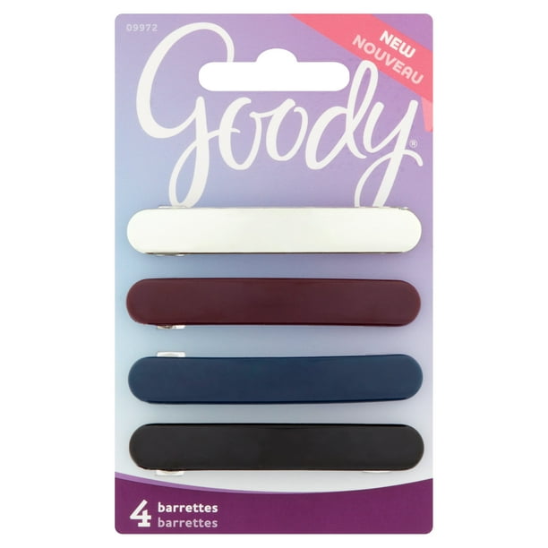 Goody Barrette Auto Dark Romance Small, 4 count