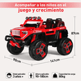 thumbnail image 4 of Mini Moto Eléctrico Infantil Honey Whale BDQ-1200 Rojo, 4 of 7