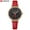 Red, variant on CURREN Ladies Watches Luxury Women's Clock Flower Dial Quartz Wristwatches Fashion Leather Female Branded Bracelet 9082