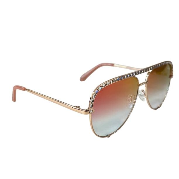 Quay Australia Unisex High Key Mini Bling 51mm Aviator  display picture 1