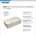 thumbnail image 4 of Houzer Platus 33 in Biscuit Fireclay Apron Front Farmhouse Single Bowl Kitchen Sink - PTG-4318 BQ, 4 of 8