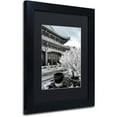 thumbnail image 2 of Trademark Fine Art "White Temple X" Canvas Art by Philippe Hugonnard, Black Matte, Black Frame, 2 of 4
