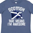 thumbnail image 4 of Inktastic Scottish Pride Scotland Flag Boys or Girls Toddler T-Shirt, 4 of 5