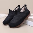 thumbnail image 5 of Viluyesy Winter Boots for Womens, Warm Faux Fur Lined Slip On Comfortable Soft Sole Casual Snow Ankle Booties Black US6, 5 of 9
