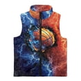 thumbnail image 4 of Pzuqiu Basketball Boy Outerwear Vest Size 5-6 Casual Clothes for Boys Comfortable Wind Proof Zipper Winter Sleeveless Jacket with Pockets Warm Soft Fashion for Everyday Wear, 4 of 7