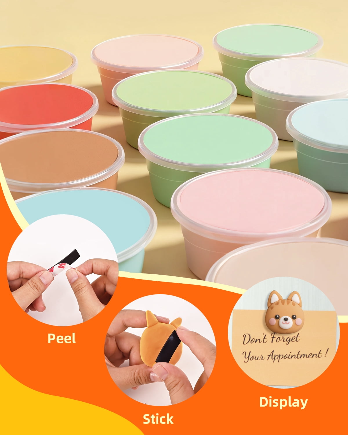 Magnetic Art Dry Clay