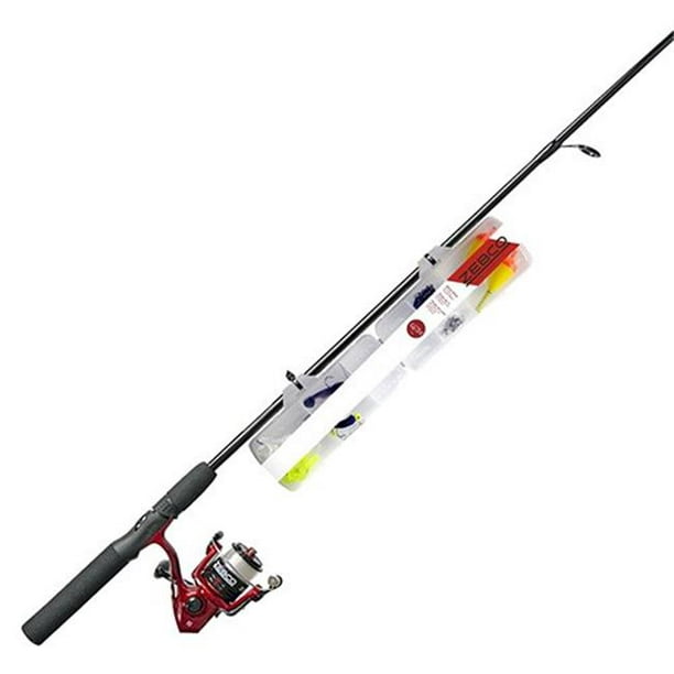 Zebco & Quantum 20SPTWD.NS6 6 in. Right Hand & Left Hand 202 Spinning Ready  Tackle, 6-10 lbs Line Rate - 2 Piece 