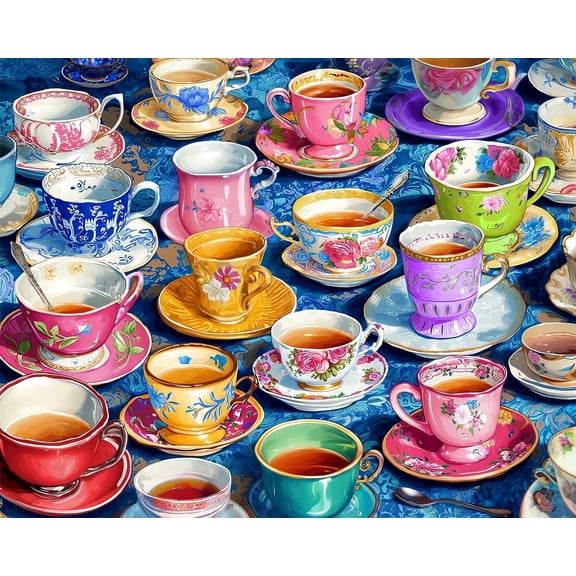 Springbok Afternoon Tea 1000 Piece Jigsaw Puzzle for Adults - Poster Now Included