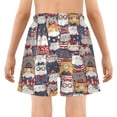 thumbnail image 5 of joogoo Cute Doodle Cats with Bows Boys Swim Trunks Beach Swimsuit Shorts Boxer 7Y, 5 of 8