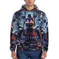 thumbnail image 3 of Saiise Five Nights At Freddy'S Men's Graphic Print Long Sleeve Drawstring Hoodie Pullover Sweatshirt-XX-Large, 3 of 6