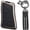 Black-USA Flag keychain, variant on Key Fob Cover Compatible with Lexus ES IS LS LC NX RX LX RC GX UX TX 2018-2025 4 Button Keychain Case Holder Protector,Black-Long keychain