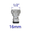 thumbnail image 1 of 1/2" 3/4" 1" Thread Brass Quick Connector Garden Watering Adapter Drip Irrigation Copper Hose Quick Connector Fittings 1 Pcs ,Leak-Proof, 1 of 6