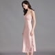 thumbnail image 3 of Pijama de tirantes de talla grande para mujer, camisón de seda helada de verano para mujer, ropa sexy larga para el hogar, 3 of 6