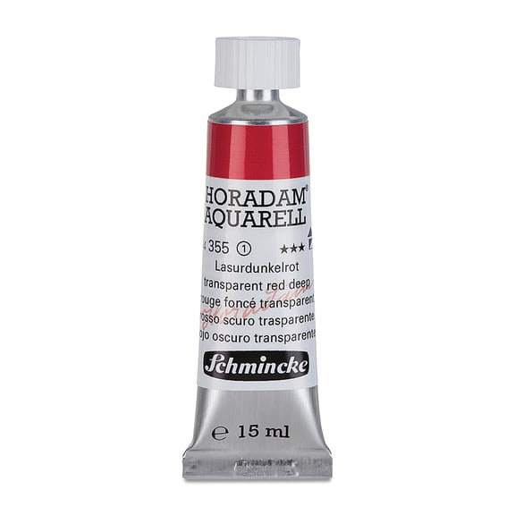 Schmincke Horadam Aquarell Artist Watercolor - Transparent Red Deep, 15 ml tube