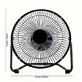 thumbnail image 2 of Electric Fan For Home Office USB Charging Summer Mini Fans Portable Student Desktop Strong Wind Silent 360 Degree, 2 of 4