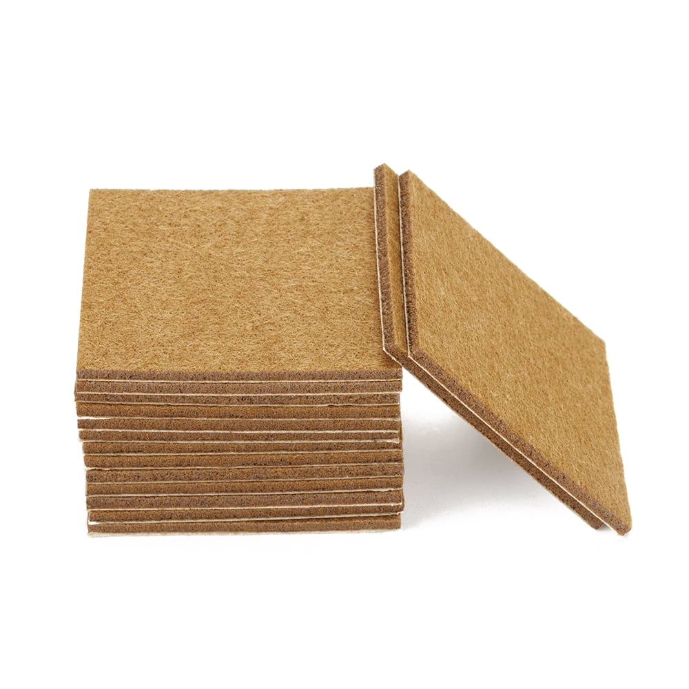 20pcs Furniture Pads Felt Sheets Self Adhesive Wood Floor Protectors 7cmx7c Y8Q9 