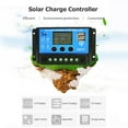 thumbnail image 3 of Amdohai 10A 12/24V Solar Charge Controller Dual USB LCD Display Auto Solar Cell Panel Charger Regulator Dual Output Charge and Discharge Controller, 3 of 8