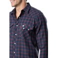 thumbnail image 4 of Camisa Vaquera Moderna Wrangler Manga Larga Hombre 623 Azul Marino M, 4 of 5