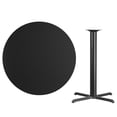 thumbnail image 3 of Bowery Hill 42" Round Restaurant Bar Table in Black, 3 of 4