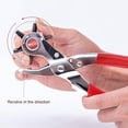 thumbnail image 2 of Perforadora, perforadora de cuero resistente para cinturones, correas de reloj, correas, collares de perro, sillas de montar, zapatos, tela, proyectos de bricolaje para el hogar o manualidades, 2 of 4