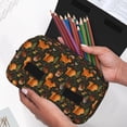 thumbnail image 6 of Sikiie Festive Squirrels Dark Forest Print Flip Double-layer Pencil Case, All-purpose Stationery Bag for Study and Office, Zipper Design, Unisex, 6 of 7