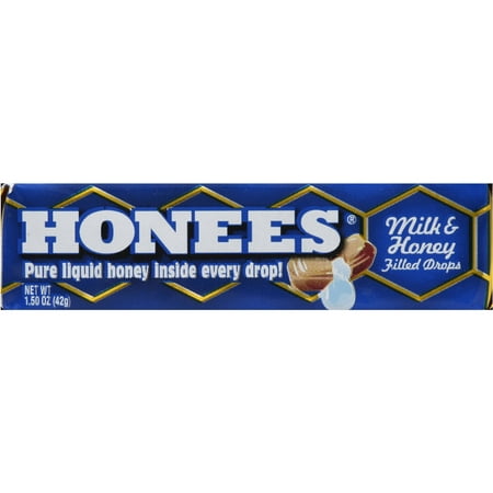 Honees Milk & Honey Filled Drops, 1.5 OZ (Pack of (Best Type Of Honey)