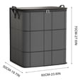thumbnail image 3 of Organizador de almacenamiento para edredones y ropa de cama con asas reforzadas y cierre de cremallera: bolsas de almacenamiento plegables para edredones, mantas y almohadas., 3 of 6