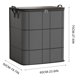 thumbnail image 3 of Organizador de almacenamiento para edredones y ropa de cama con asas reforzadas y cierre de cremallera: bolsas de almacenamiento plegables para edredones, mantas y almohadas., 3 of 6