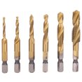 thumbnail image 4 of ANGGREK 6542 High‑Speed Steel Thread Tap, Screw Tap, For Tapping Various Threads Electric Drill, 4 of 8