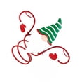 thumbnail image 2 of Soporte de vidrio Advancent para botellas de vino sombrero verde, 2 of 6