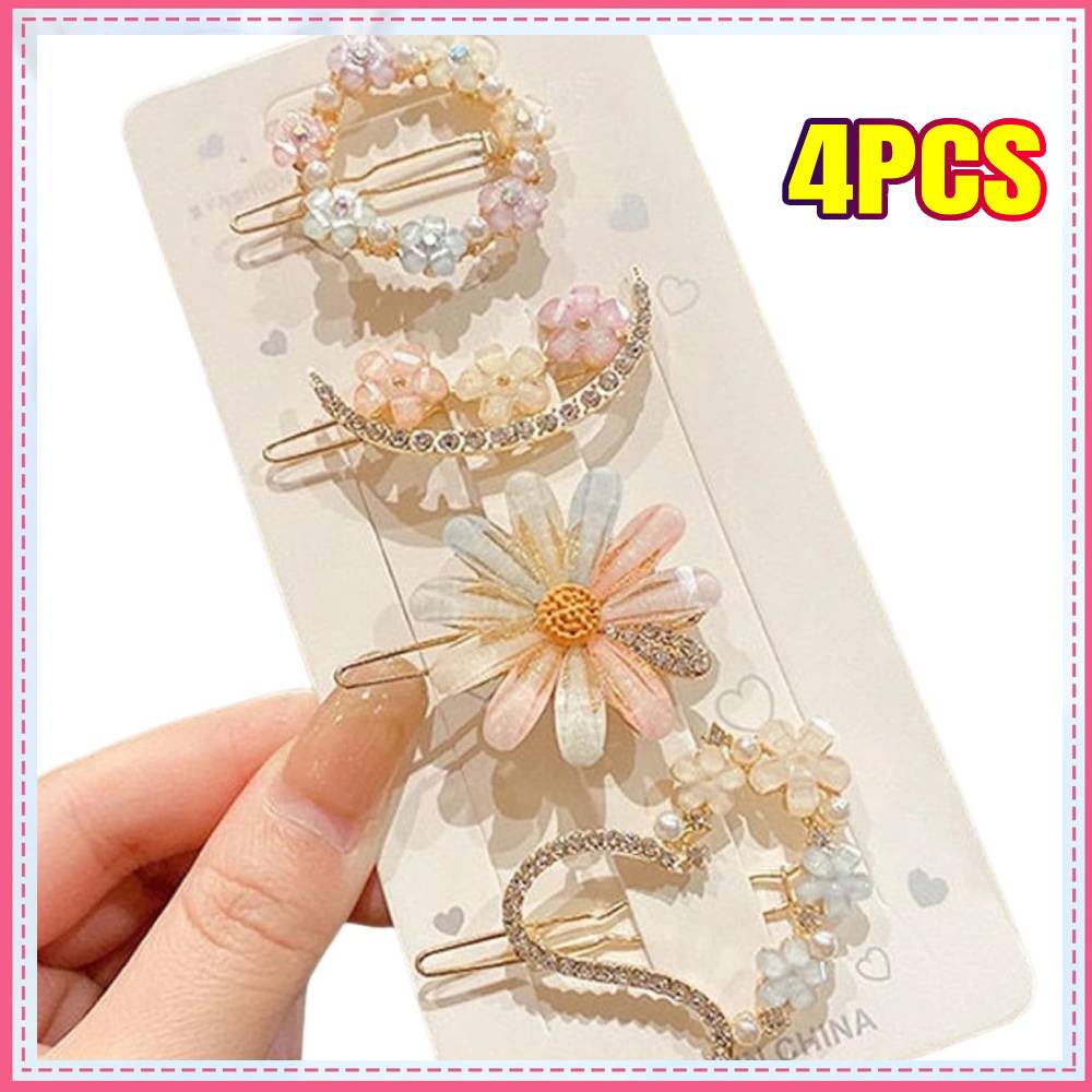 Pearl Hair Clips for Women - 12 Pack of Pearl Barrettes  display picture 2