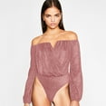 thumbnail image 1 of Pantalons Liquidation Combinaison Plissée à Manches Longues Tendance pour Femmes Rose m, 1 of 1