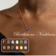 thumbnail image 4 of Birthstone Necklace for Women Emerald Necklace Diamond Necklaces for Mom Gift Ideas Gold Necklaces Birthday Gifts for Women Jewelry, 4 of 5