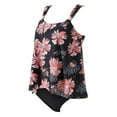 thumbnail image 4 of JAKANYQ Women Tankini Bathing Suits Ruffle High Waisted Swimsuit Trendy Personalized Swimwear, M, 4 of 4