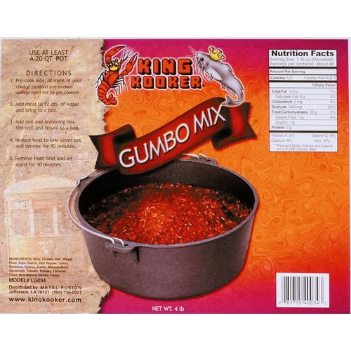 King Kooker Party Size Gumbo Mix by King Kooker