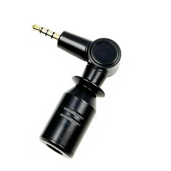 Mini Mic 3.5mm Microphone For Voice Recorder Vlog Phone Camera Desktop PC Laptop